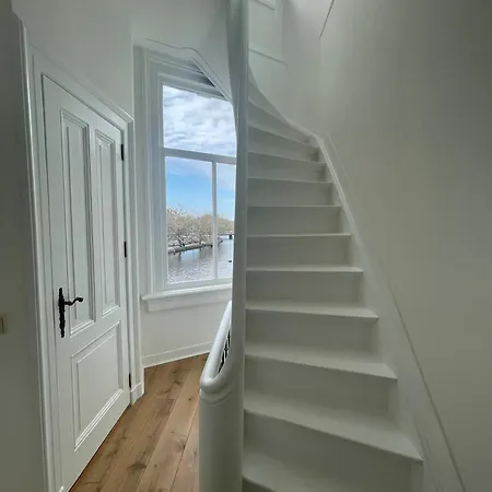 Canal View In The Center Amsterdam